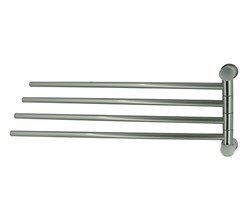 K-1034NICKEL Держатель полотенец четверной - фото 49167