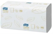 Бумажные полотенца для диспенсеров листовые Tork Premium ультрамягкие Н3 (100278)