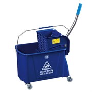 Ведро уборочное на колесах с отжимом 20л Ksitex 027VL