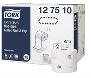 Туалетная бумага Tork в миди-рулонах ультрамягкая Т6 (127510)
