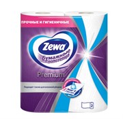 Бумажные, рулонные полотенца Zewa Premium, 2 рулона