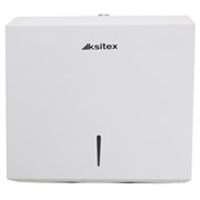 Диспенсер листовых полотенец Ksitex TH-5825 MW металлический БЕЛЫЙ