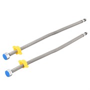 Гибкая сильфонная подводка для смесителя 1/2" M10 40 см Kopfgescheit KG-A374. Комплект из 2 штук Гибкая сильфонная подводка для смесителя 1/2" M10 40 см Kopfgescheit KG-A374. Комплект из 2 штук