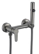 Смеситель с гигиеническим душем D180202-S,  графит