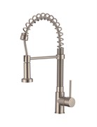 Смеситель для кухни с высоким поворотным изливом D159315-3,  сатин