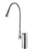 Смеситель для кухни с гибким изливом  D157315-Q,  хром