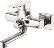 Смеситель для ванны с  поворотным изливом D147368-1,  хром