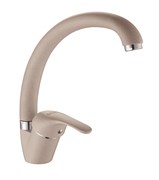 Смеситель для кухни с  поворотным изливом  D150411-K,  песочный пляж, матовый