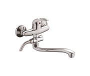 Смеситель для ванны с изливом D140602,  шланг, лейка, крепление для лейки, эксцентрик