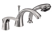 Смеситель для ванны на 3 отверстия D190401,  хром