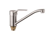 Смеситель для кухни с поворотным изливом D154403,  хром