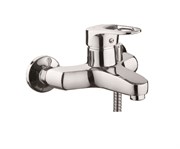 Смеситель для ванны с коротким изливом  D130404-6,  хром