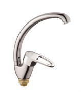 Смеситель для кухни с поворотным изливом D150452-6,  хром