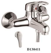Смеситель для ванны с коротким изливом  D130411,  хром