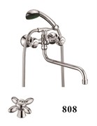 Смеситель для ванны с круглым изливом D140808,  хром