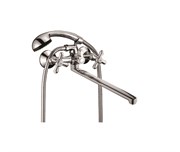 Смеситель для ванны с плоским изливом D146819-F,  хром