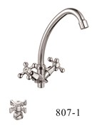 Смеситель для кухни  с поворотным изливом  D151807-1,  хром