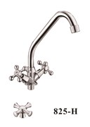 Смеситель для кухни  с поворотным изливом  D151825-H,  хром