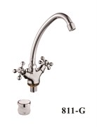 Смеситель для кухни  с поворотным изливом  D153811-G,  хром