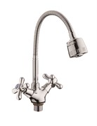 Смеситель для кухни  с поворотным гибким изливом D153819-T,  хром