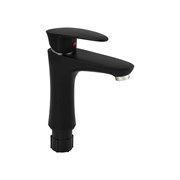 Смеситель на раковину, шаровый, из высокопрочного пластика АБС, ЧЁРНЫЙ