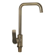 Смеситель кухонный, шаровый, боковой, под состаренную БРОНЗУ