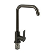 Смеситель кухонный, из нержавеющей стали марки 304, ГРАФИТОВЫЙ