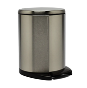 Урна для мусора Soft close плавное опускание крышки (6 литров) черная вставка