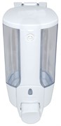 Дозатор для жидкого мыла пластиковый белый 350 мл (0,35л)