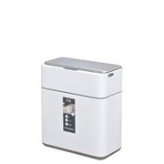 EK9240 RP-8L-MW Сенсорное мусорное ведро 8 литров БЕЛЫЙ, перезаряжаемое