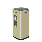 EK9252 RP-21L-CG Сенсорное мусорное ведро 21 литр, ЗОЛОТАЯ ШАМПАНЬ, перезаряжаемое