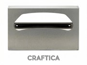 Диспенсер для покрытий на унитаз, 1/2 сложения, нержавеющая сталь CRAFTICA DPUS410M