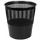 Ведро-Корзина офисная пластиковое для мусора 10л. решетчатая (черная) - фото 10104