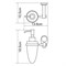 Дозатор для жидкого мыла 160 мл WasserKRAFT (Main  К-9299) - фото 10993