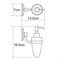 Дозатор для жидкого мыла 160 мл WasserKRAFT (Rhein K-6299) - фото 10999