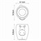 Стакан для зубных щеток WasserKRAFT Lippe K-8128 - фото 18670