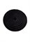 Коврик для ванной круглый D-90 см (чёрный) - фото 20170