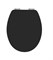 Сиденье для унитаза дерево WIRQUIN с крышкой  "BLACK BAMBOO" - фото 20739