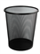 Ведро-корзина офисное для мусора сетчатое металл (12л) черное - фото 24802