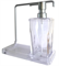 Диспенсер LUNA  для моющего средства с вращающейся вешалкой для тряпки (прозрачный) - фото 24822