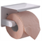 Держатель для туалетной бумаги с полочкой для телефона Ksitex TH-112W  (белый) - фото 25250