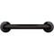 Поручень прямой 450 мм матовый черный 15054.45.N - фото 31235