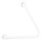 Поручень угловой 60? с двумя точками опоры белый 15069.W - фото 31268