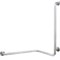 Поручень настенный правый под двумя углами 90* для людей с ограниченными возможностями, глянцевый - фото 31285