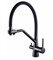 смеситель  для кухни с подключением  фильтра питьевой воды.латунь+цинк      (чёрный +чёрный силикон носик) - фото 32603