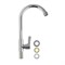 Кран на одну воду, литой корпус, из полированной нержавеющей стали марки SUS 304, цвет ХРОМ. - фото 34121