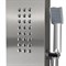 Душевая панель - "тропический душ" с двумя лейками, корпус МАТОВАЯ нержавеющая сталь, марки 304 - фото 38755