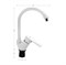 Смеситель на кухню, боковой, шаровый, из высокопрочного пластика АБС, БЕЛЫЙ - фото 39699