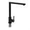 Смеситель кухонный ЧЁРНЫЙ, Г-образный гусак, из нержавеющей стали марки 304 - фото 40319