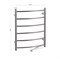 Полотенцесушитель электрический, КЛАССИК, ПРЕМИУМ, ДУГА, 700 х 530 х 80 мм, на 6 перекладин с сухим ТЭНом, 60 W, 220-230 В, 50-60 Гц, t - 50°С, из нержавеющей стали - фото 41744
